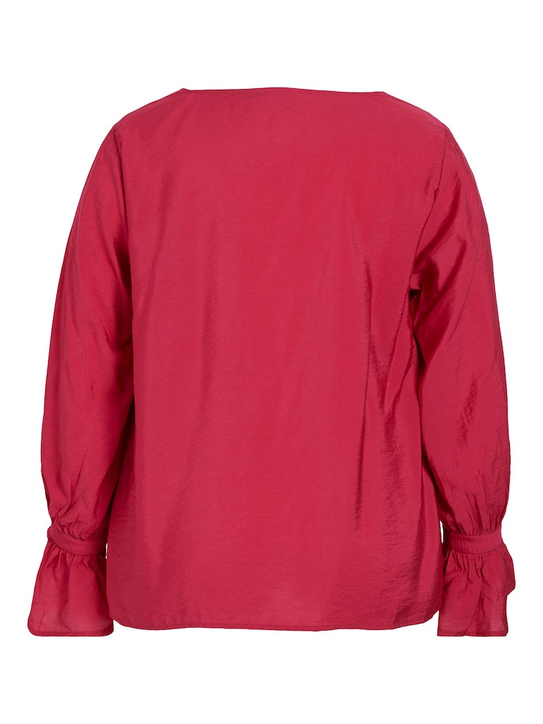 Blouses lange mouw rood EVOKED VILA