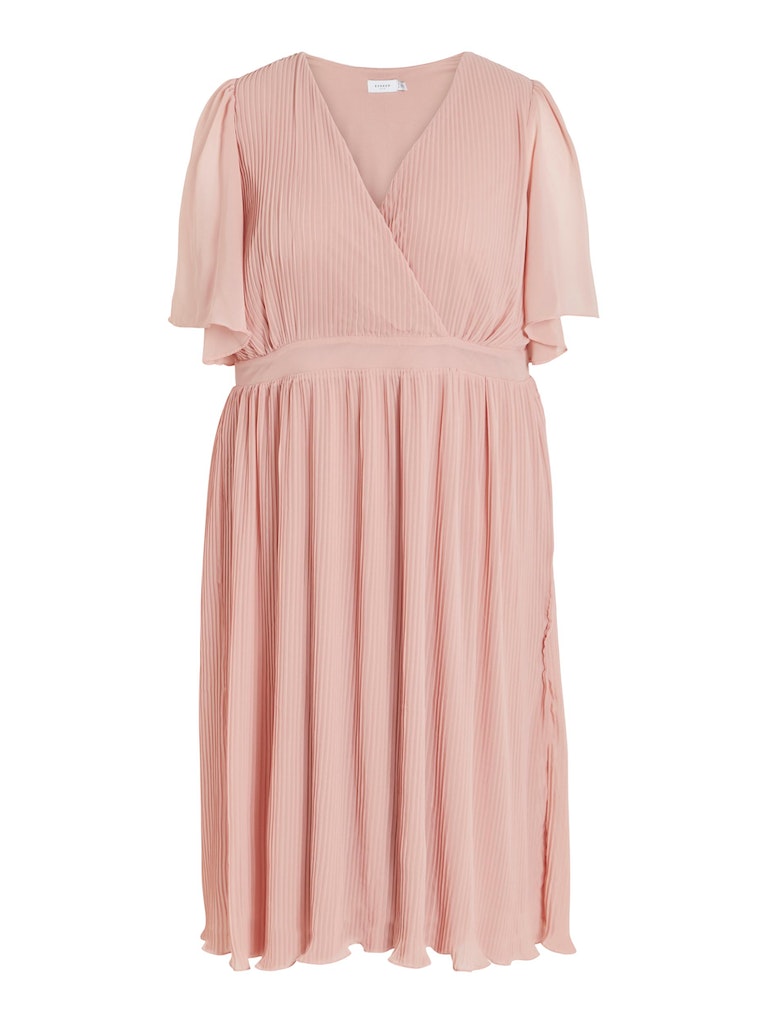 Jurken korte mouw roze EVOKED VILA
