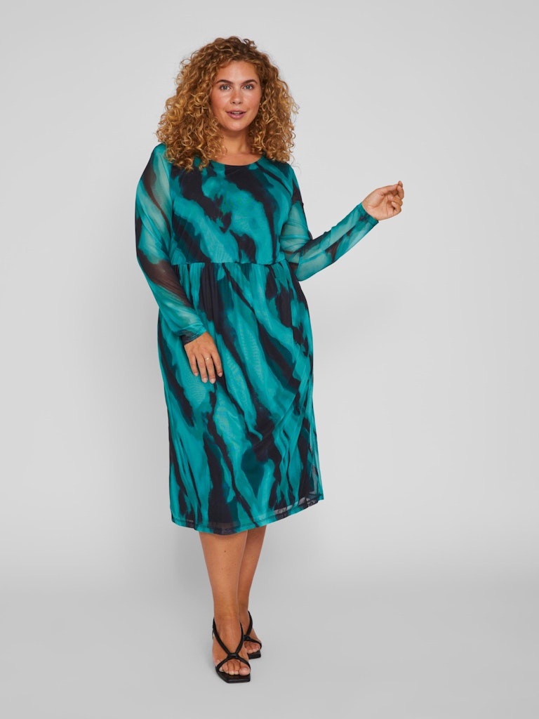 Jurken lange mouw zwart EVOKED VILA