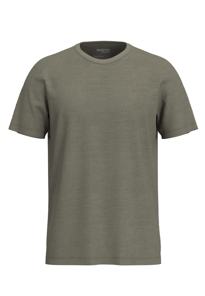 T-shirts korte mouw groen Selected HOMME