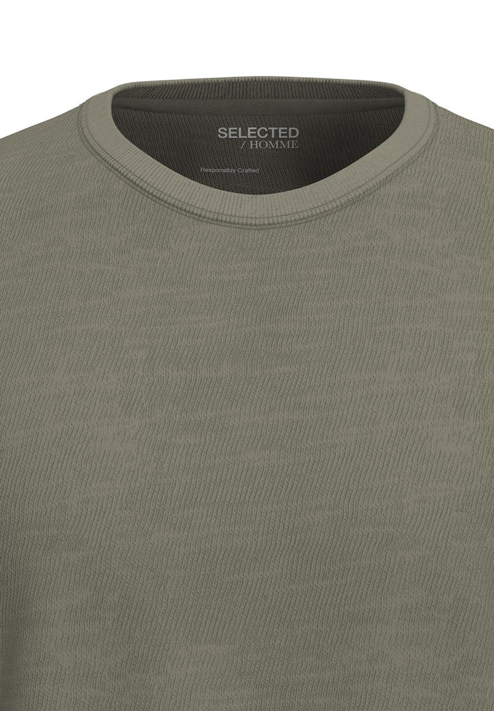 T-shirts korte mouw groen Selected HOMME