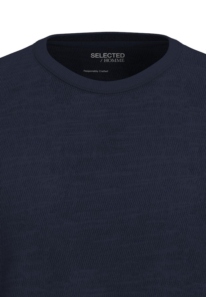 T-shirts korte mouw navy Selected HOMME
