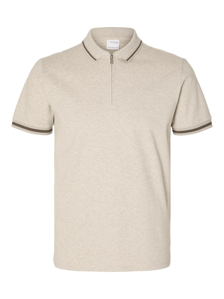 Polo's korte mouw grijs Selected HOMME