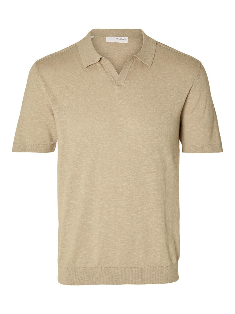 Polo's korte mouw bruin Selected HOMME
