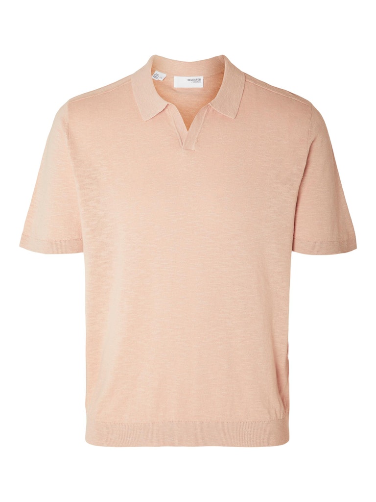 Polo's korte mouw roze Selected HOMME
