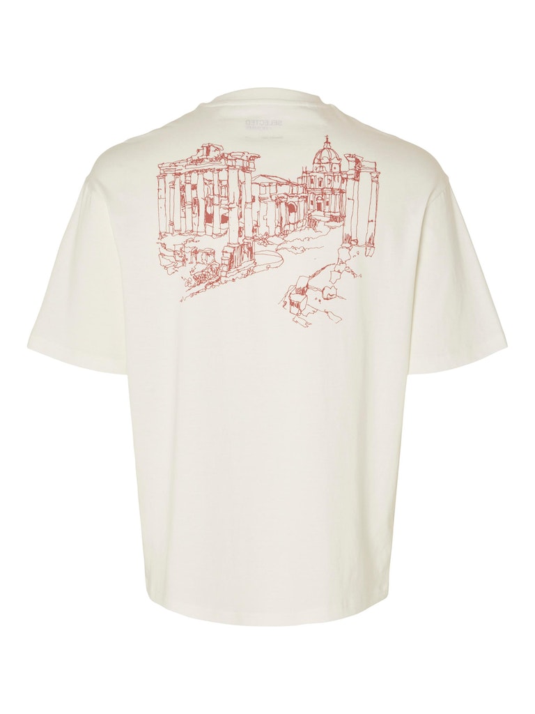 T-shirts korte mouw beige Selected HOMME