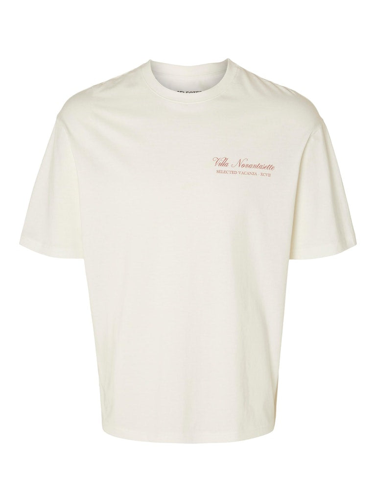 T-shirts korte mouw beige Selected HOMME