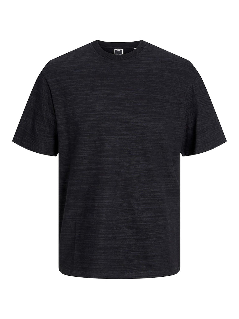 T-shirts korte mouw zwart JACK & JONES PLUS