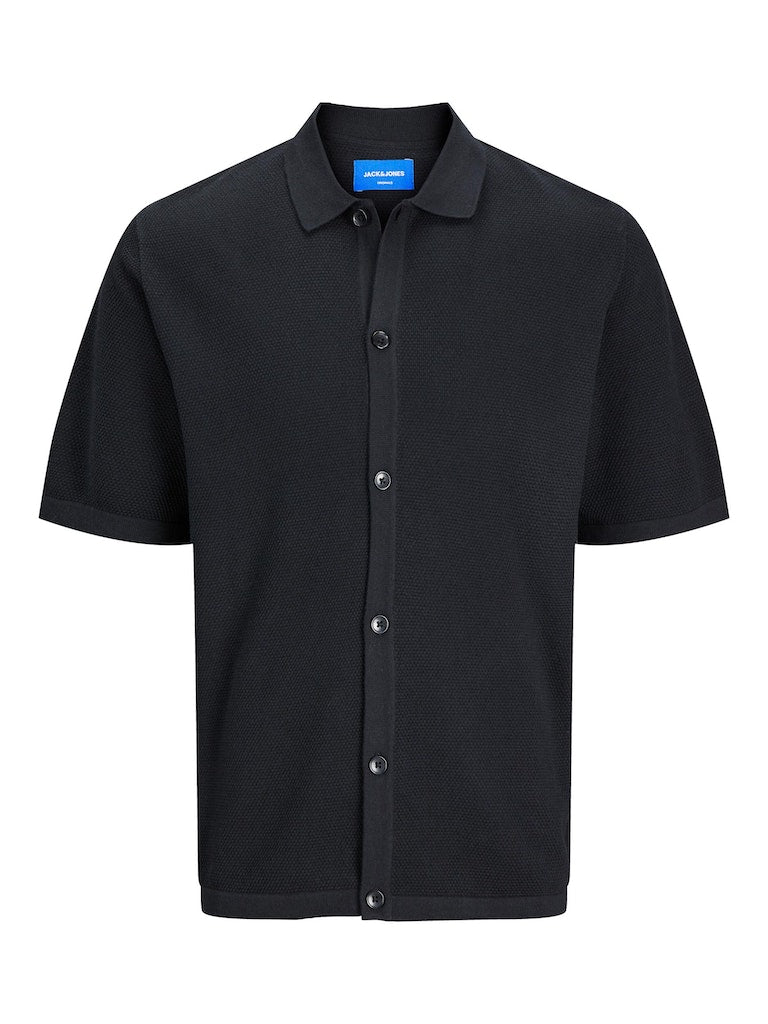 Polo's korte mouw zwart JACK & JONES PLUS