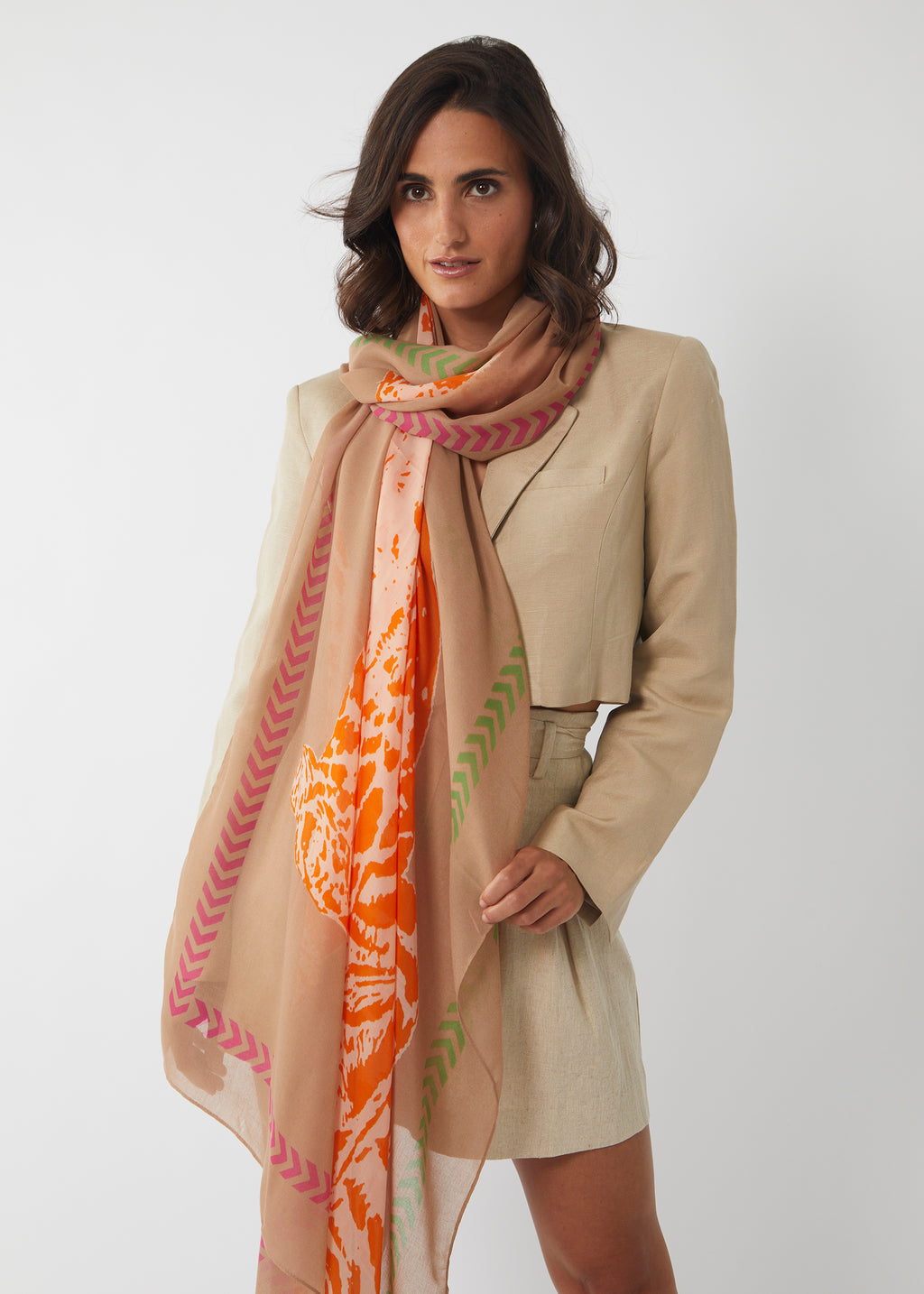 Sjaals beige Codello