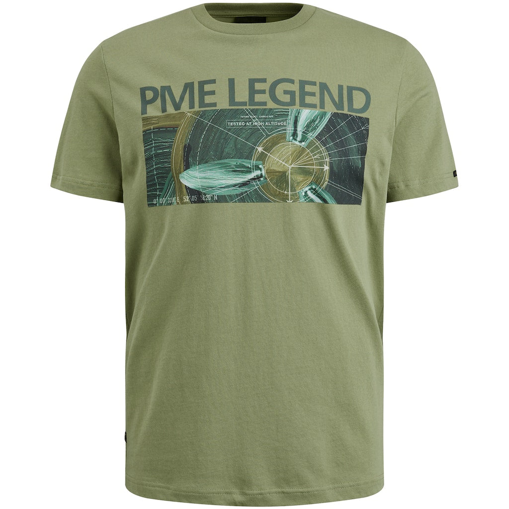 T-shirts korte mouw groen PME