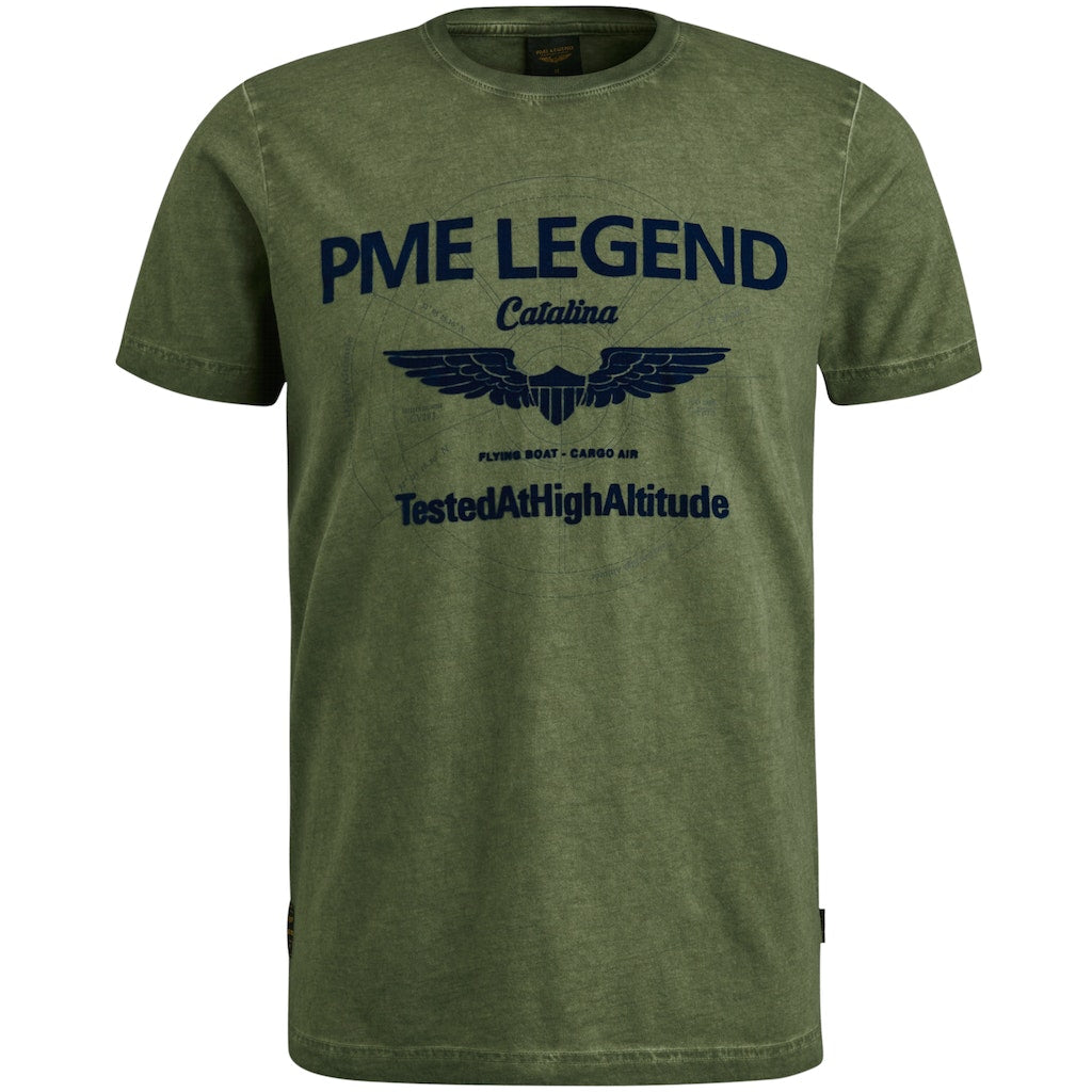 T-shirts korte mouw groen PME