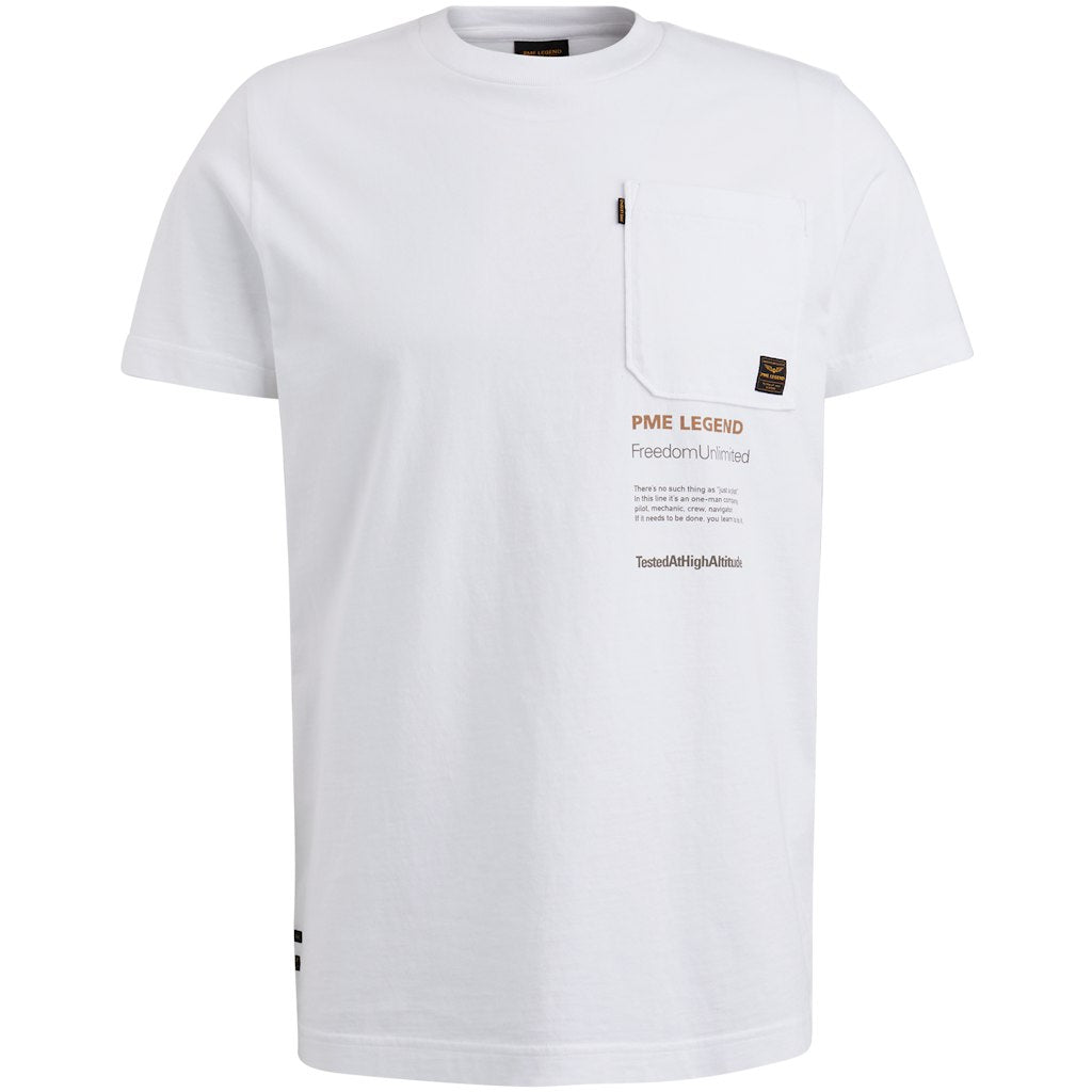 T-shirts korte mouw wit PME