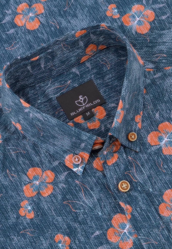 Hemden lange mouw multicolor BlueFields