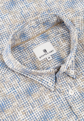 Hemden korte mouw beige State of Art