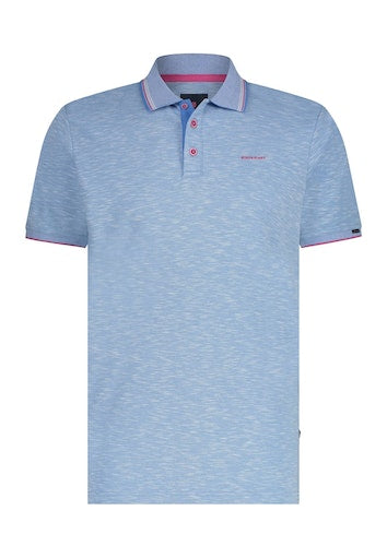 Polo's korte mouw blauw State of Art