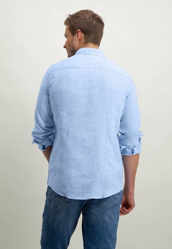 Hemden lange mouw blauw State of Art