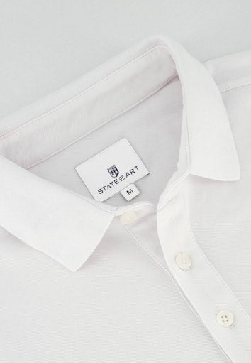 Polo's korte mouw wit State of Art