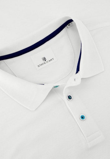 Polo's korte mouw wit State of Art