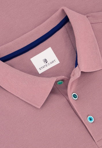 Polo's korte mouw roze State of Art