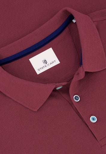 Polo's korte mouw rood State of Art