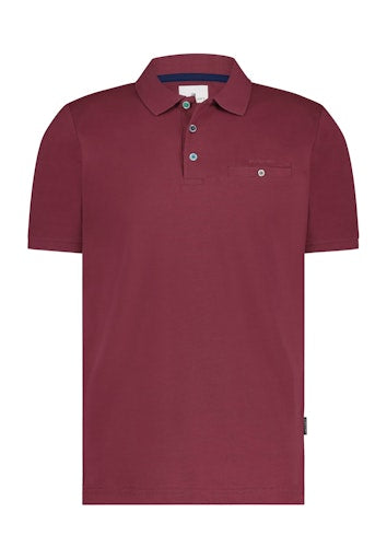 Polo's korte mouw rood State of Art