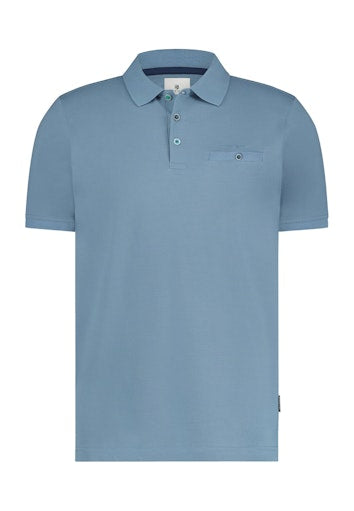 Polo's korte mouw blauw State of Art