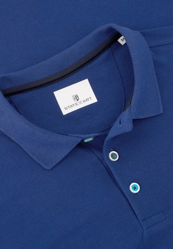 Polo's korte mouw blauw State of Art
