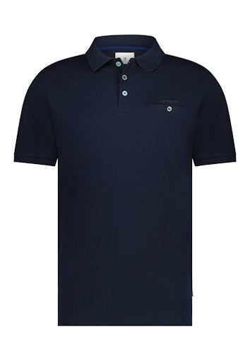Polo's korte mouw blauw State of Art