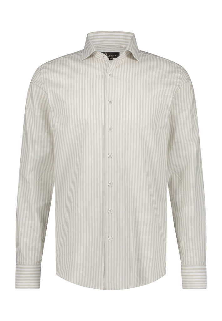 Hemden lange mouw beige State of Art