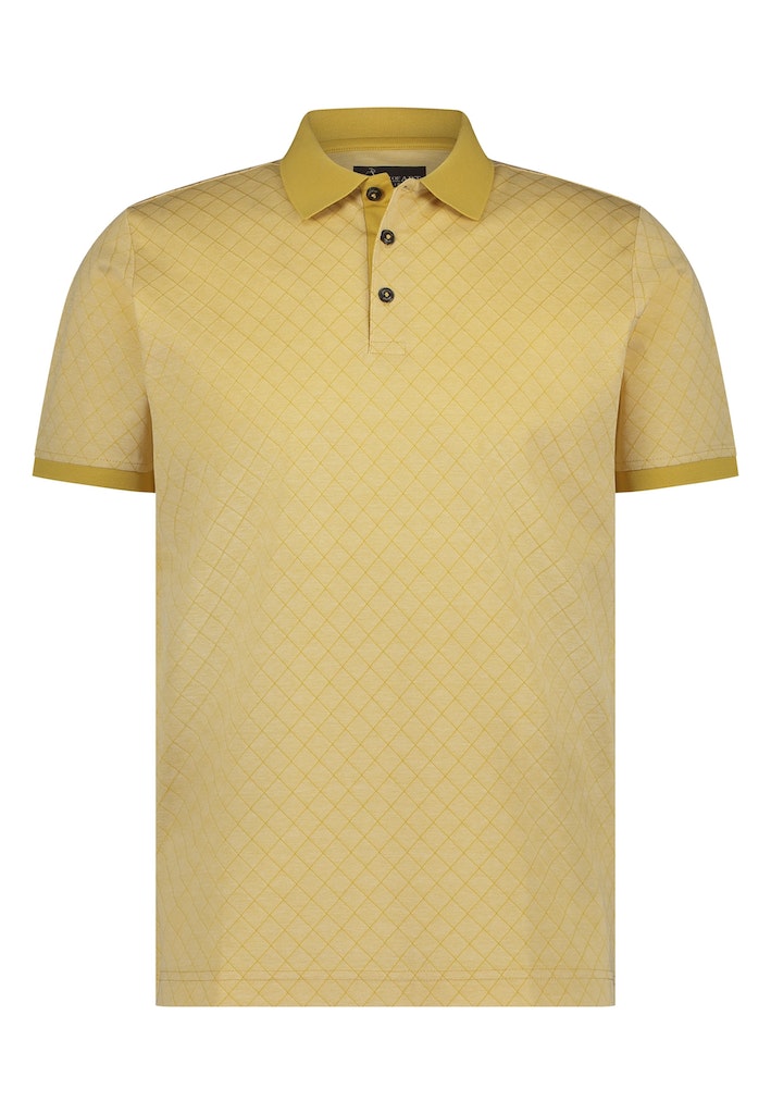 Polo's korte mouw geel State of Art