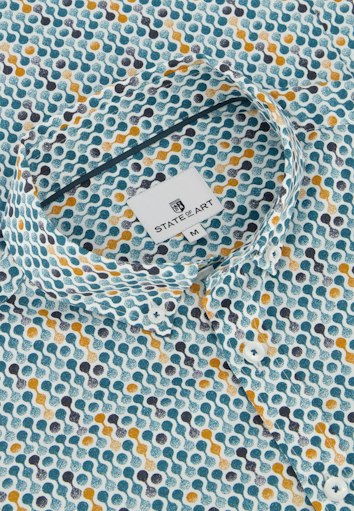 Hemden korte mouw multicolor State of Art