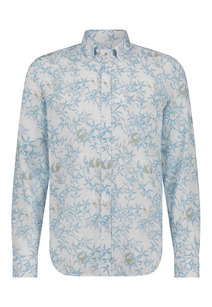 Hemden lange mouw grijs State of Art