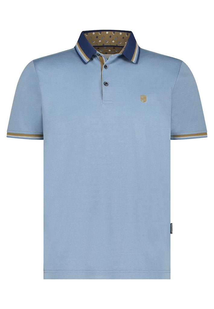 Polo's korte mouw blauw State of Art