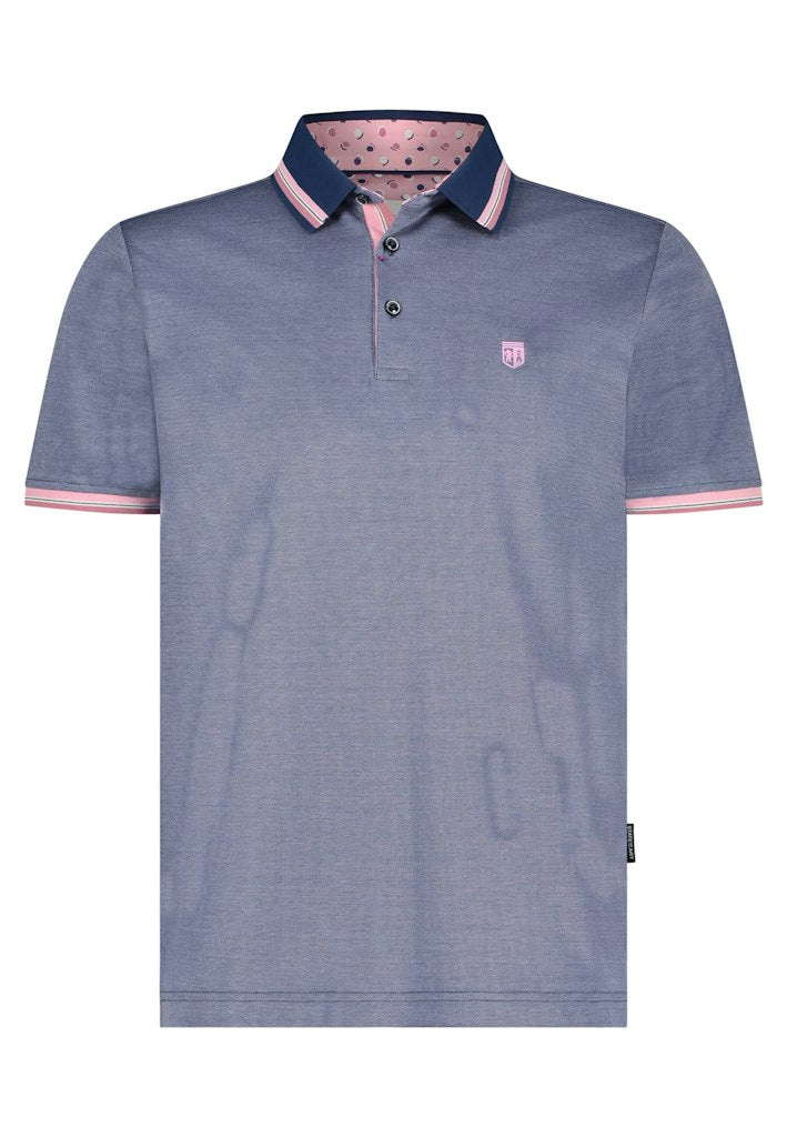 Polo's korte mouw blauw State of Art