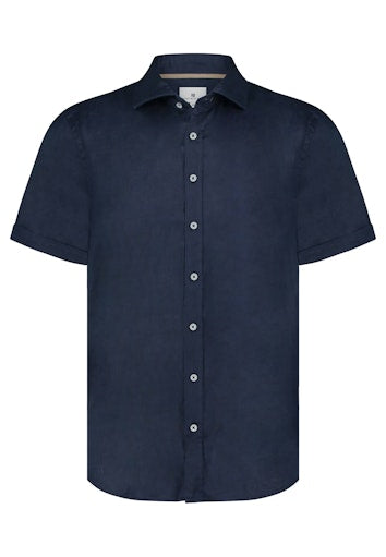 Hemden korte mouw blauw State of Art