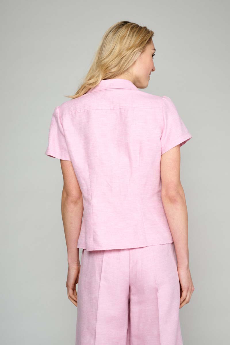 Blouses korte mouw roze Marie Méro