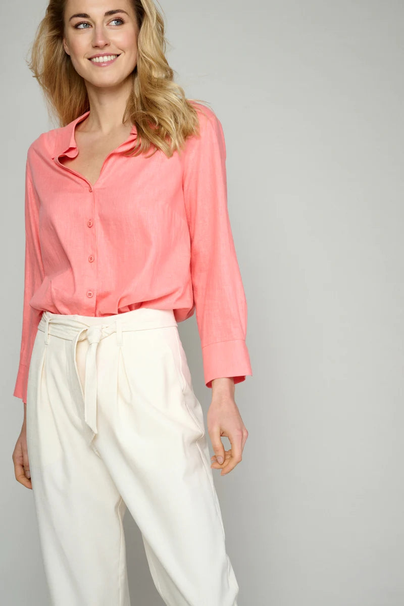 Blouses lange mouw roze Marie Méro