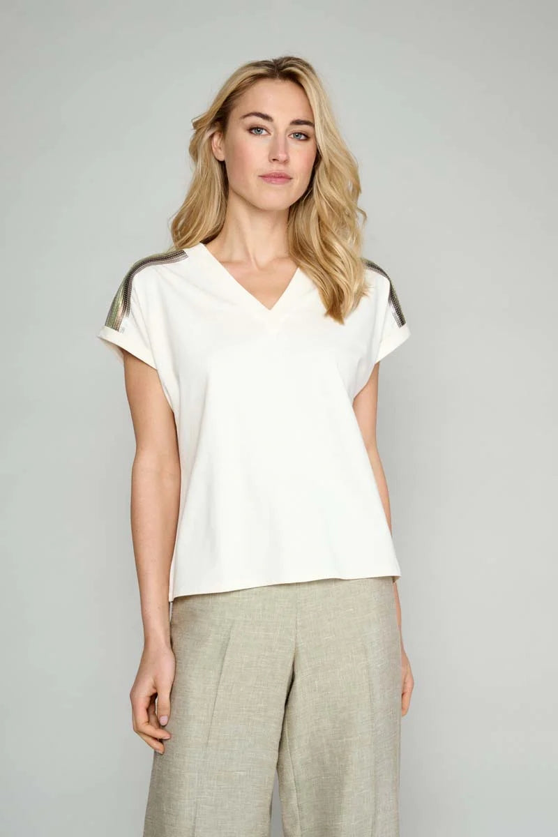 T-shirts korte mouw wit Marie Méro