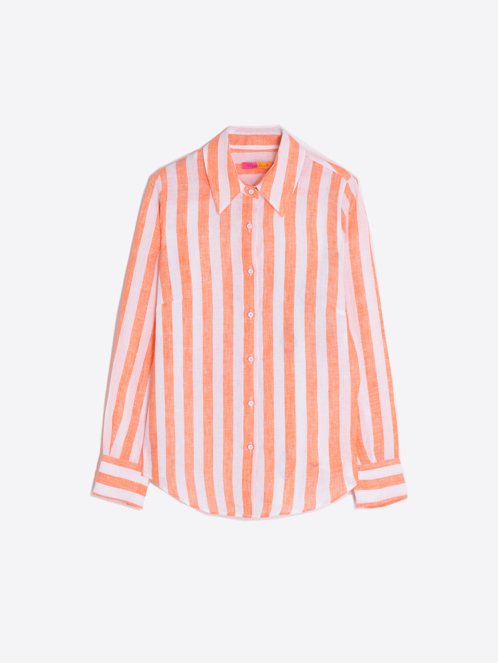 Blouses lange mouw oranje Vilagallo