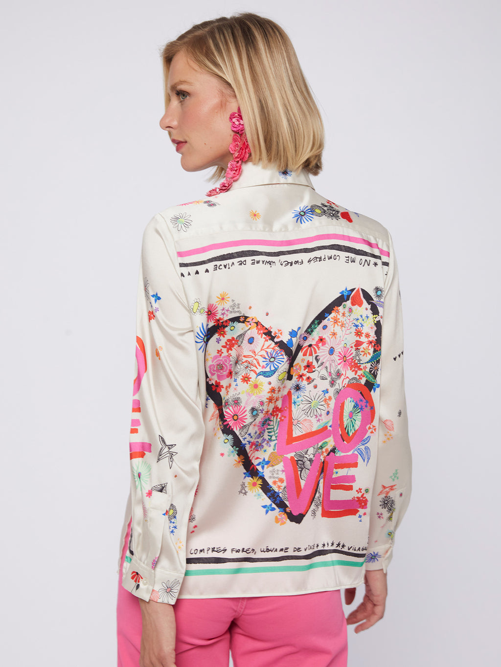 Blouses lange mouw multicolor Vilagallo