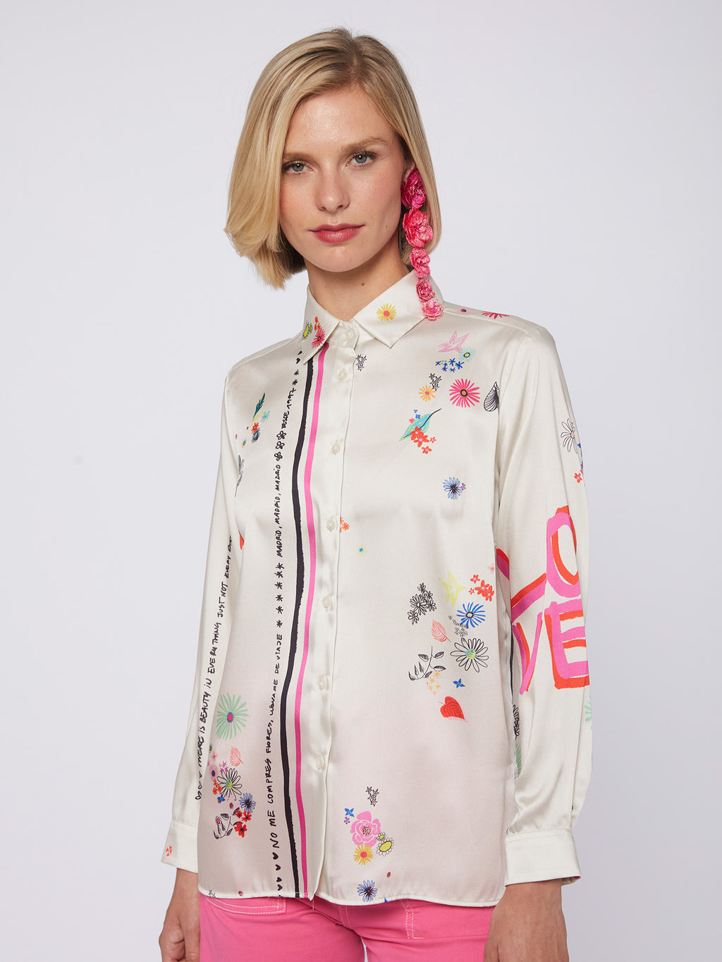 Blouses lange mouw multicolor Vilagallo