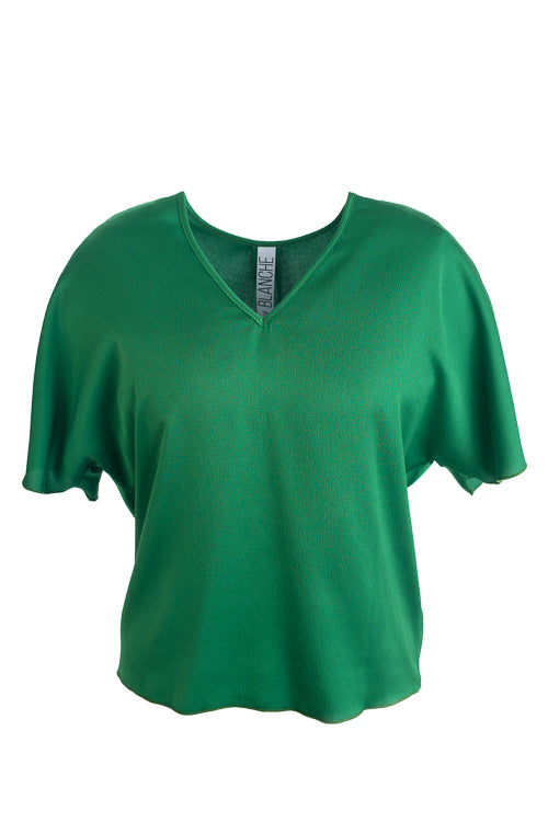 T-shirts korte mouw groen Dame Blanche