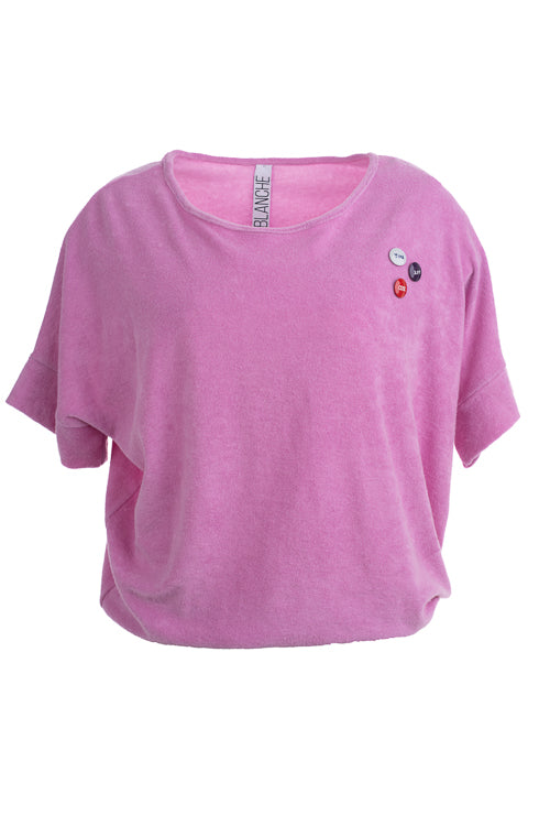 T-shirts korte mouw roze Dame Blanche