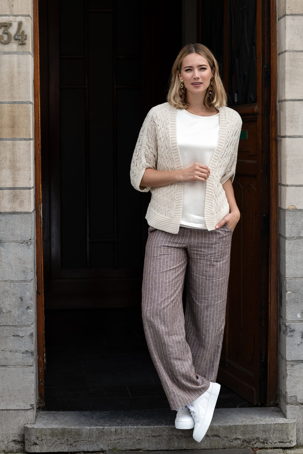 Cardigans beige Dame Blanche