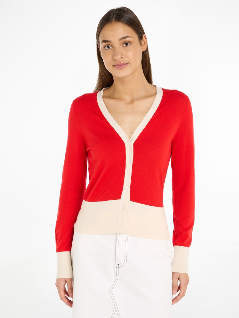 Cardigans rood Tommy Hilfiger