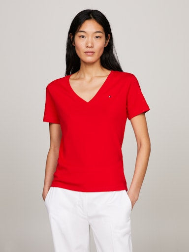 T-shirts korte mouw rood Tommy Hilfiger