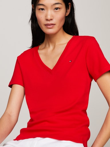 T-shirts korte mouw rood Tommy Hilfiger