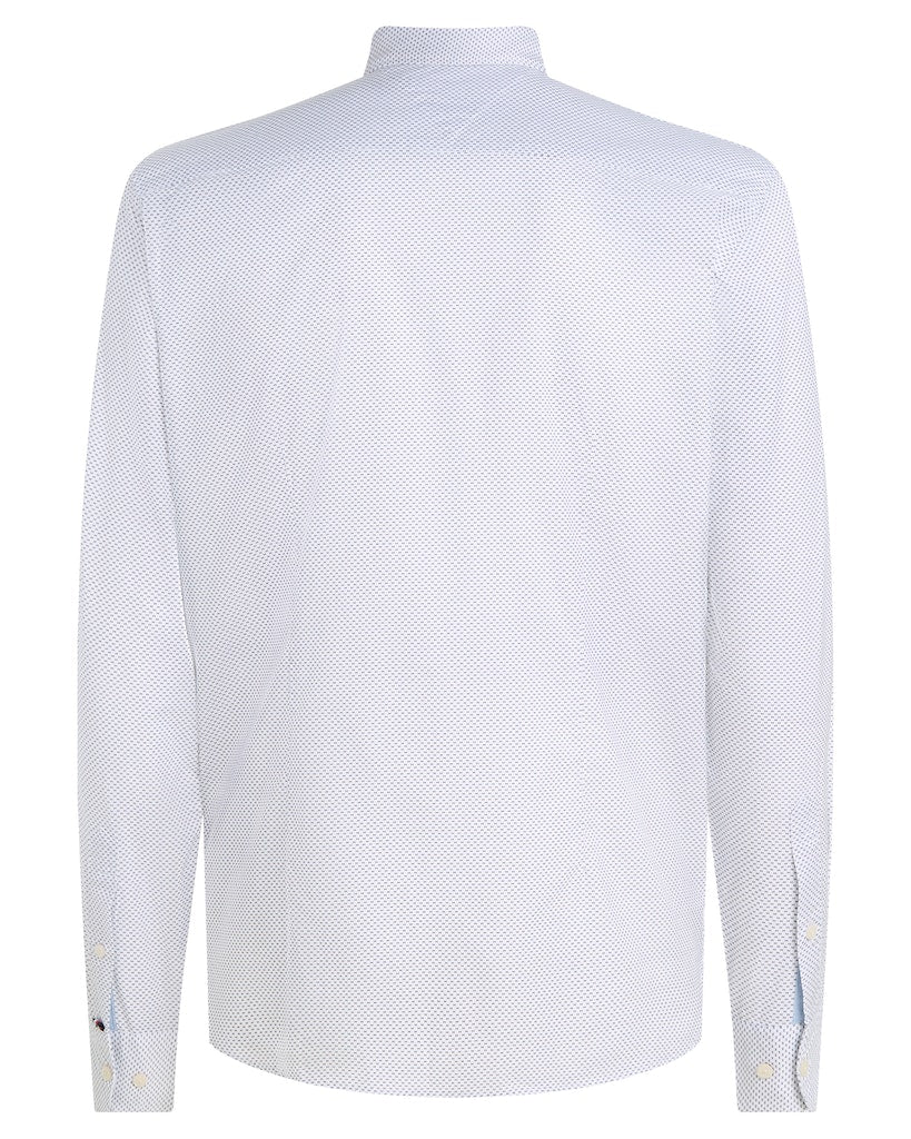 Hemden lange mouw blauw Tommy Hilfiger