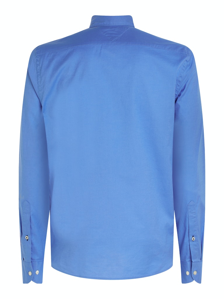 Hemden lange mouw blauw Tommy Hilfiger